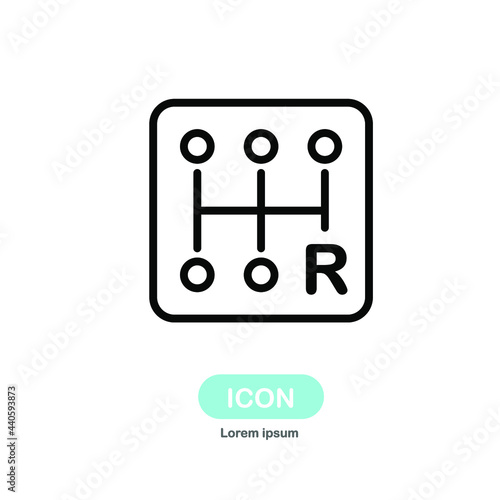 Free Download gearbox icon vector isolated on white background. - GFXLoad