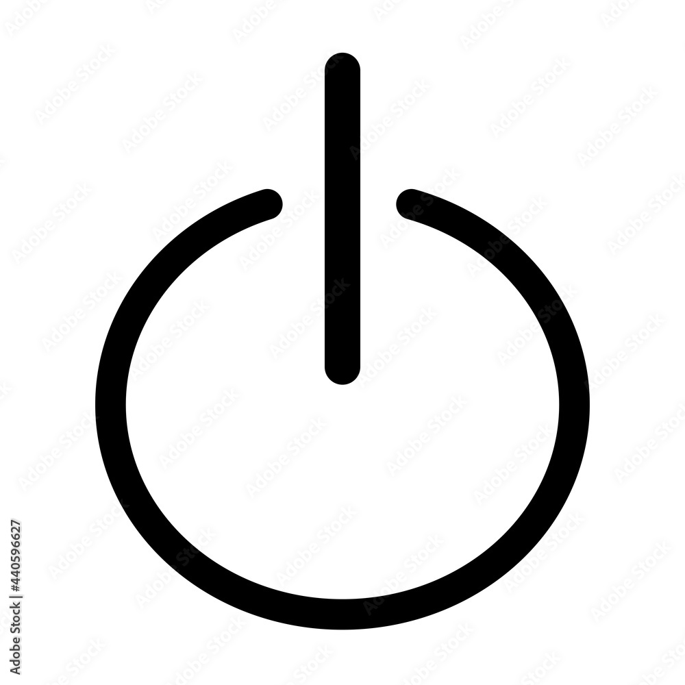 A power symbol A power symbol