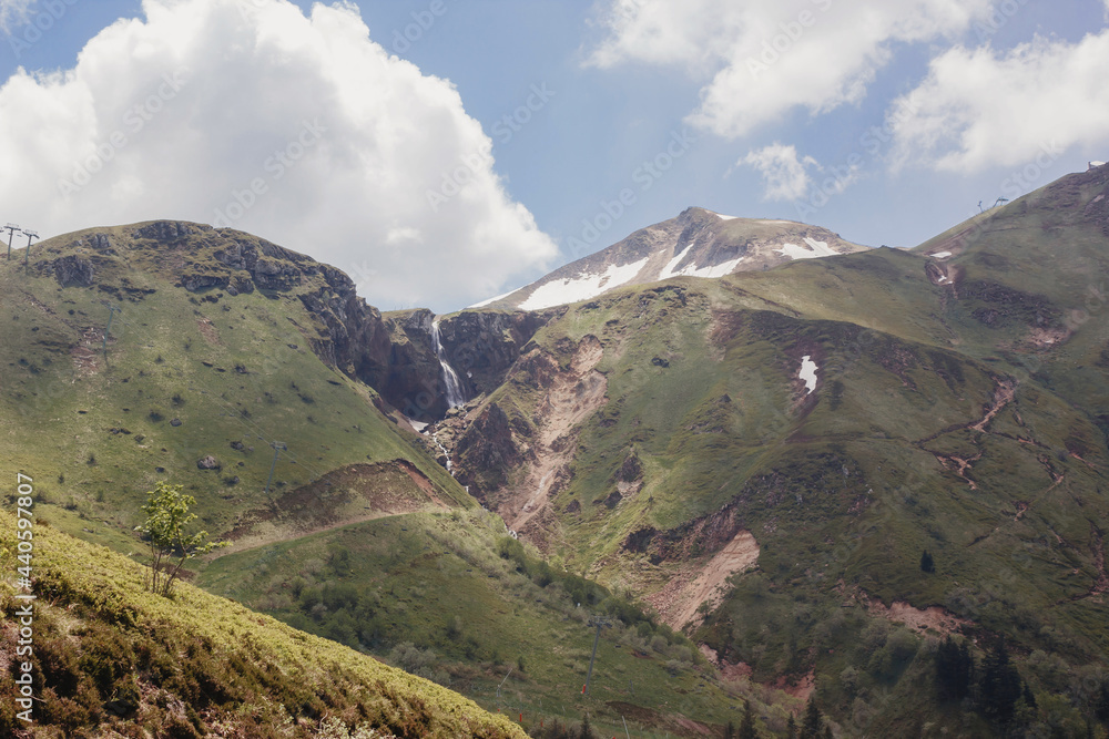 Fototapeta premium landscape with mountains