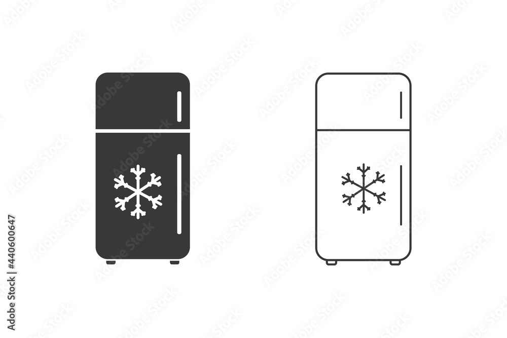 Refrigerator vector icon set. Frig flat sign design. Freezer symbol pictogram. Frig icon. Refrigerator sign Refrigerator vector icon set. Frig flat sign design. Freezer symbol pictogram. Frig icon. Refrigerator sign