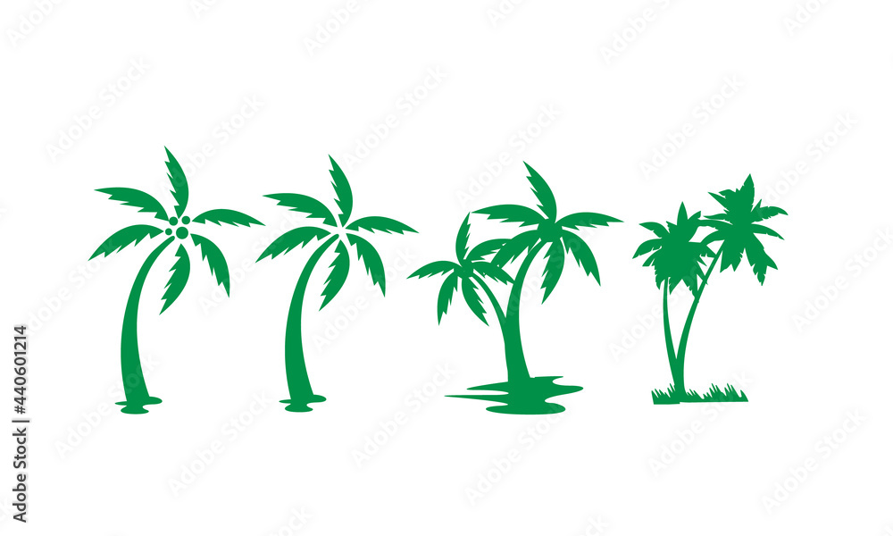 Obraz premium palmiers vectoriel