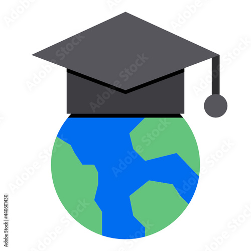 globe flat icon