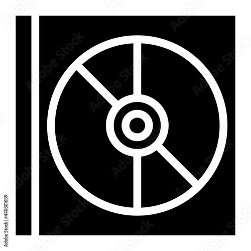 disk glyph icon