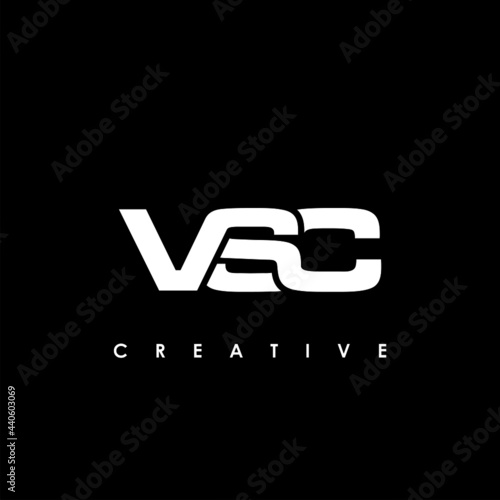 VSC Letter Initial Logo Design Template Vector Illustration photo