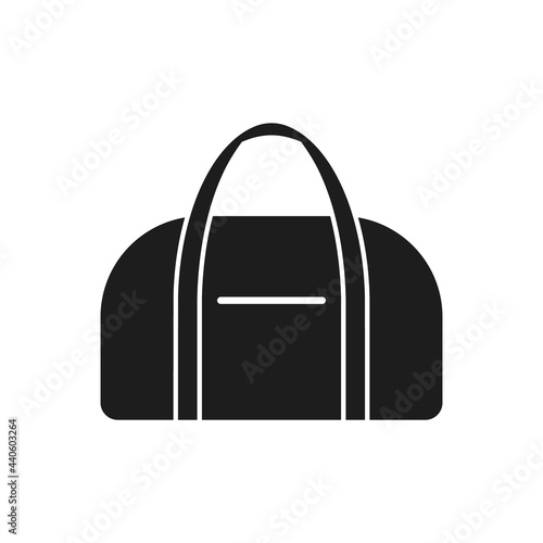 Bag icon. Vector. Flat design. 