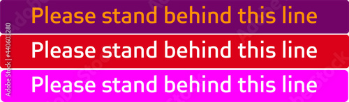 template for social distance