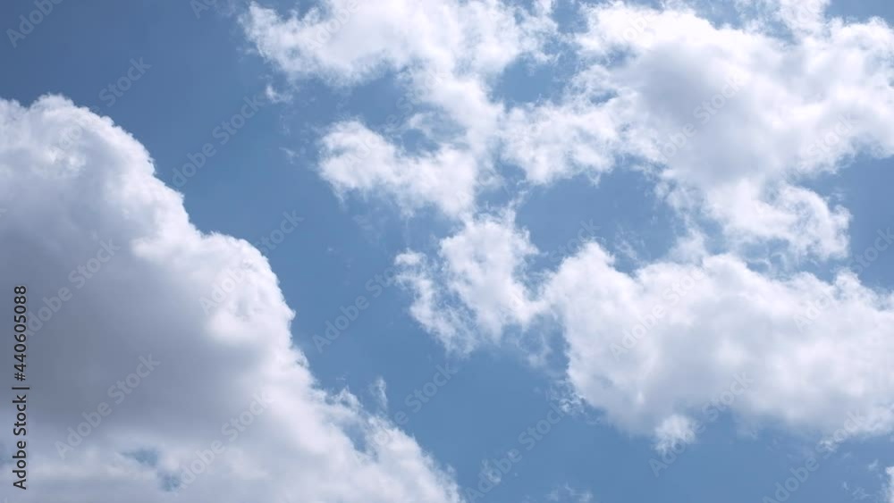 4k time lapse beautiful blue sky with clouds background.Sky clouds.Sky with clouds weather nature cloud blue.Blue sky with clouds.