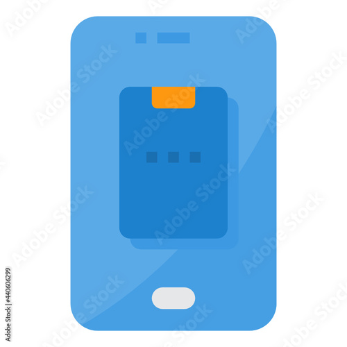 Smartphone flat icon