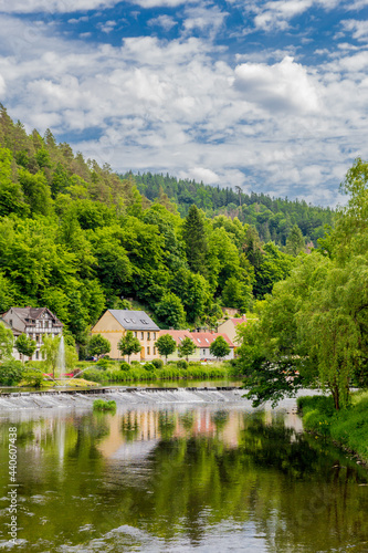 Wanderung um die Talsperre Hohenwarte am Thüringer Meer bei Ziegenrück photo