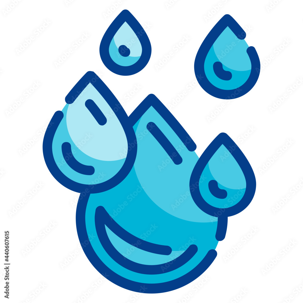 water drop line icon water drop line icon