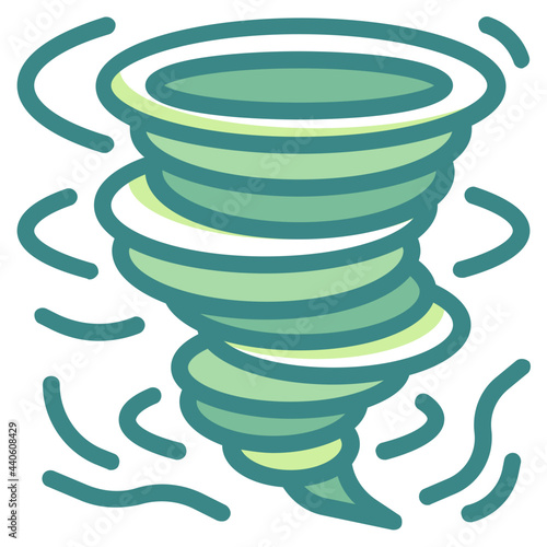 windstorm blue line icon