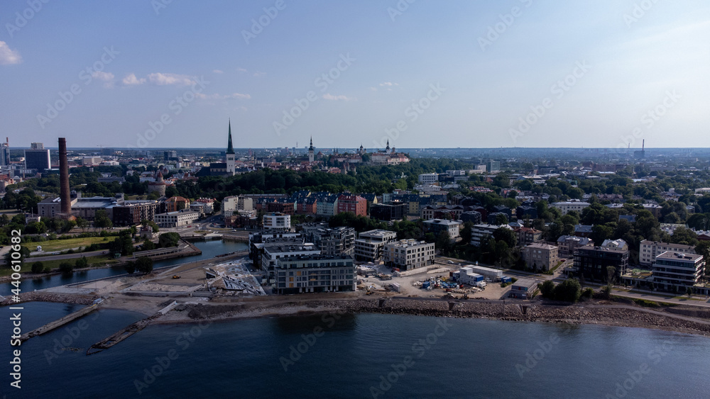 Aerial View of Tallinn, Estonia
