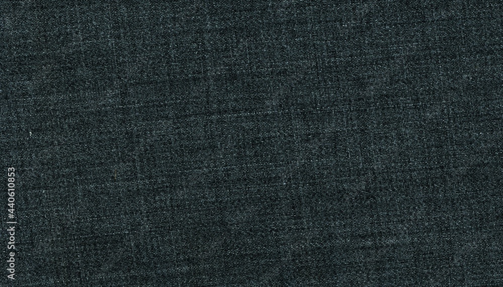 Fototapeta premium dark grey polyester and wool fabric texture background