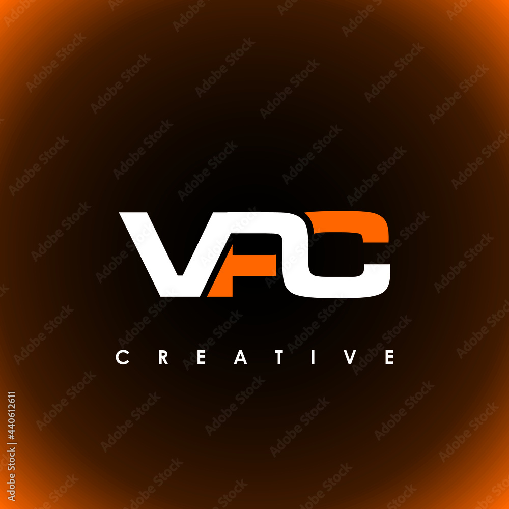 VPC Letter Initial Logo Design Template Vector Illustration VPC Letter Initial Logo Design Template Vector Illustration