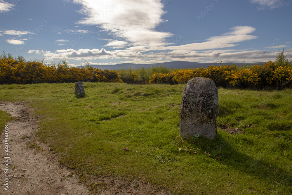 Culloden Moor was the site of the Battle of Culloden in 1746 near Inverness, Scotland, UK