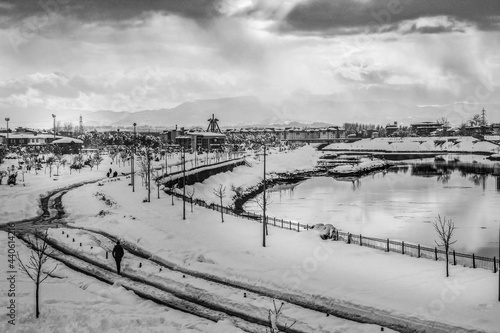 landscape in the city