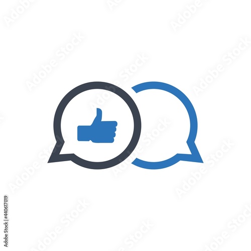 Positive feedback icon