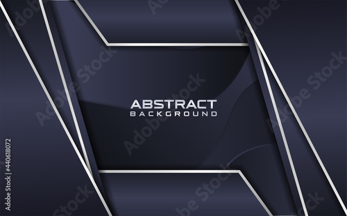 Luxury dark background with wave texture design. Elegant concept design