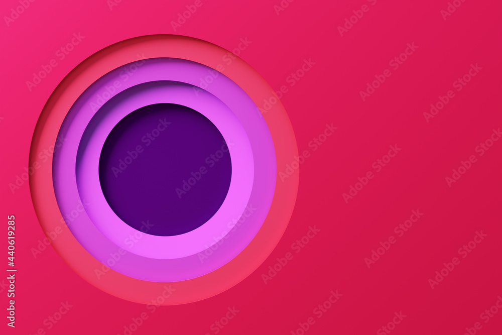 Obraz premium 3D illustration with a vast empty space for a text