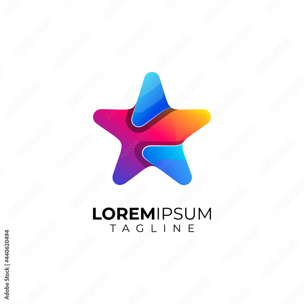 Star Gradient Awesome Color Star Gradient Awesome Color