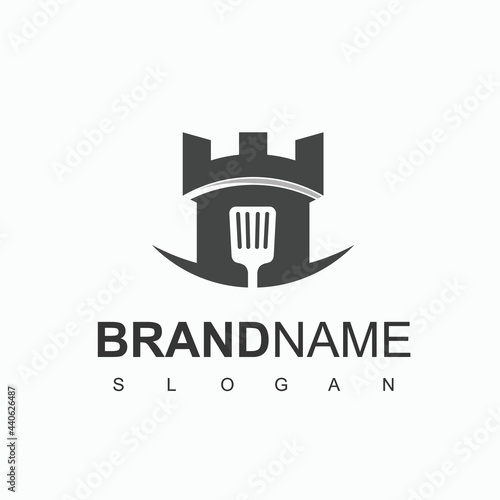 Cooking Castle Logo Design Template