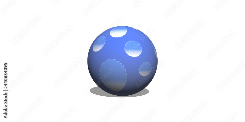 3d illustration abstract colorful sphere isolated on white background 3d illustration abstract colorful sphere isolated on white background