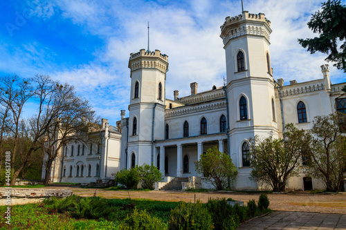 Sharovka palace in neo-gothic style, also known as Sugar Palace in Kharkov region, Ukraine