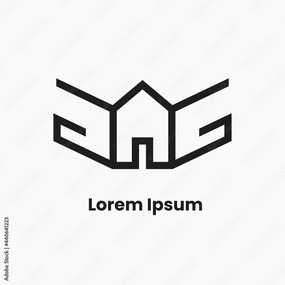Letter G G and House Logo Concept. Simple, Flat, Clean, Combination and Line Logotype. Suitable for Logo, Icon, Symbol and Sign. Such as Initial or Real Estate Logo Letter G G and House Logo Concept. Simple, Flat, Clean, Combination and Line Logotype. Suitable for Logo, Icon, Symbol and Sign. Such as Initial or Real Estate Logo