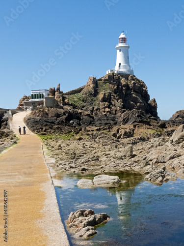 La Corbiere Lighthouse in Jersey photo