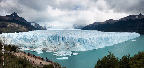 Perito Moreno Glacier panoramic view. El Calafate, Patagonia, Argentina