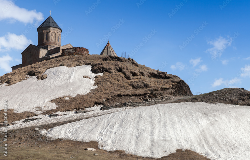 Gergeti Trinity Church or Holy Trinity Church