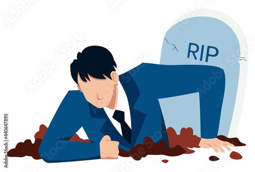 Business Resurrection Concept