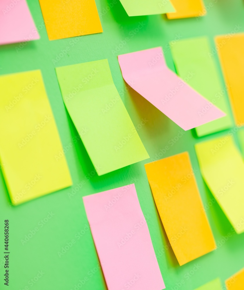 Fototapeta premium Many reminders in business concept