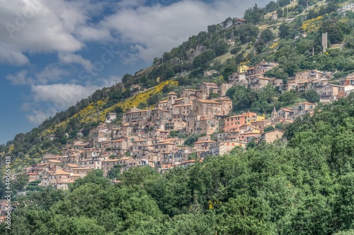 Veduta di Serrone - Frosinone - Lazio - Italia photo