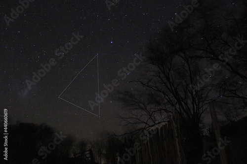 triangulum australe constellation photo