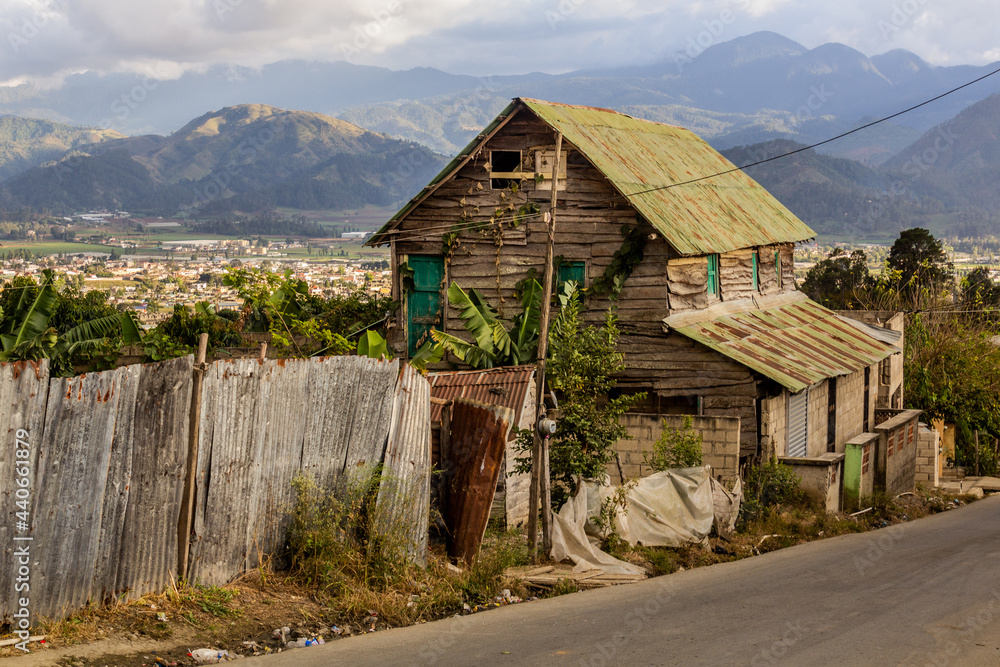 Wooden house in Constanza, Dominican Republic Wooden house in Constanza, Dominican Republic