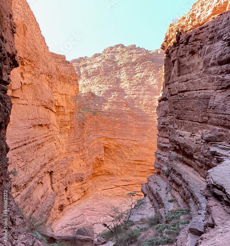 Red rocks. National park. Low Angle View Of Mountain Against Cloudy Sky   © Studio d'Cento