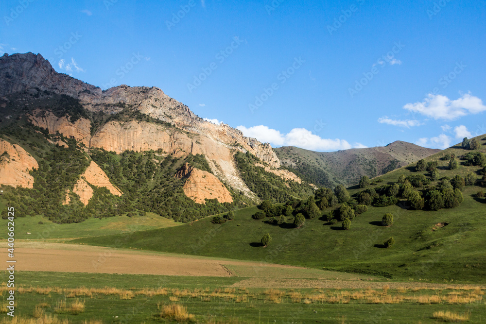 Mountains of southern Kyrgyzstan near Sary-Tash village