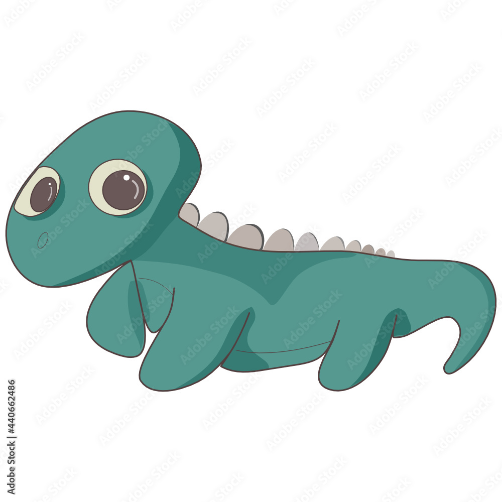 cartoon vector cute green crocodile with big eyes on white background cartoon vector cute green crocodile with big eyes on white background