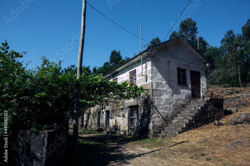A typical rural house in the municipality of Arouca, Portugal. photo
