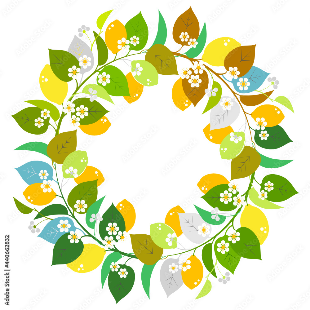 leaf crown yellow and green color , concept beauty from nature , no toxic