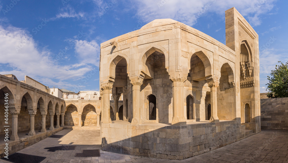 Divankhana pavilion at the Palace of the Shirvanshahs in Baku, Azerbaijan