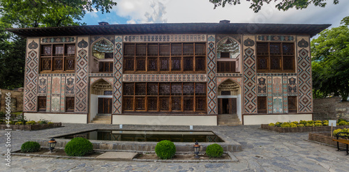 Palace of Khans (Xan Sarayi) at Sheki fortress, Azerbaijan