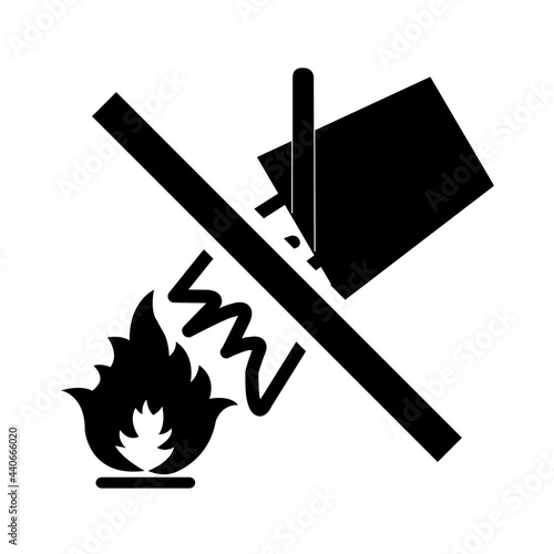 Water to extinguish the fire
