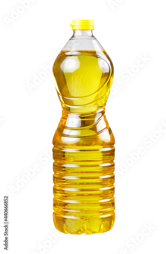 soy vegetable oil in plastic packaging