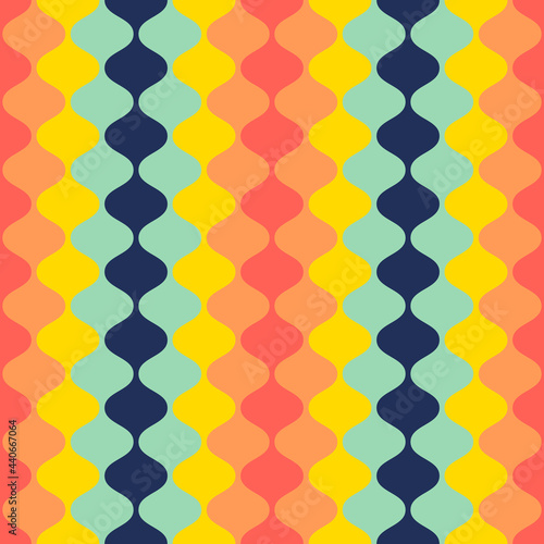 Abstract geometric shape seamless pattern design background