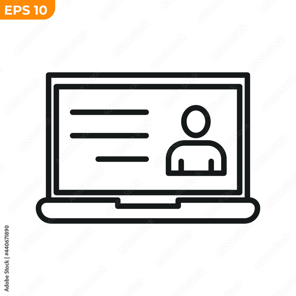 personal website icon symbol template for graphic and web design collection logo vector illustration personal website icon symbol template for graphic and web design collection logo vector illustration