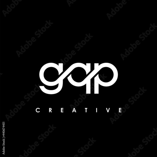 GQP Letter Initial Logo Design Template Vector Illustration