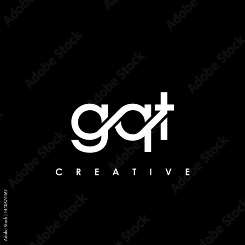 GQT Letter Initial Logo Design Template Vector Illustration