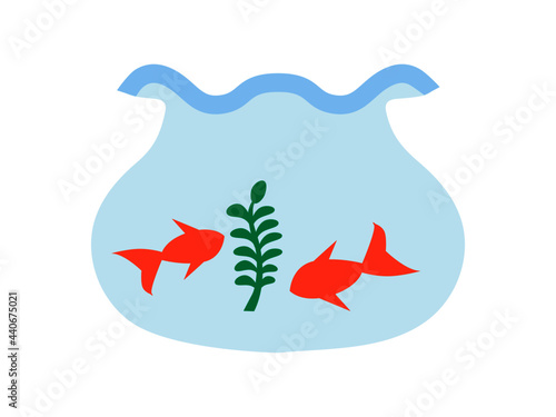 金魚と金魚鉢